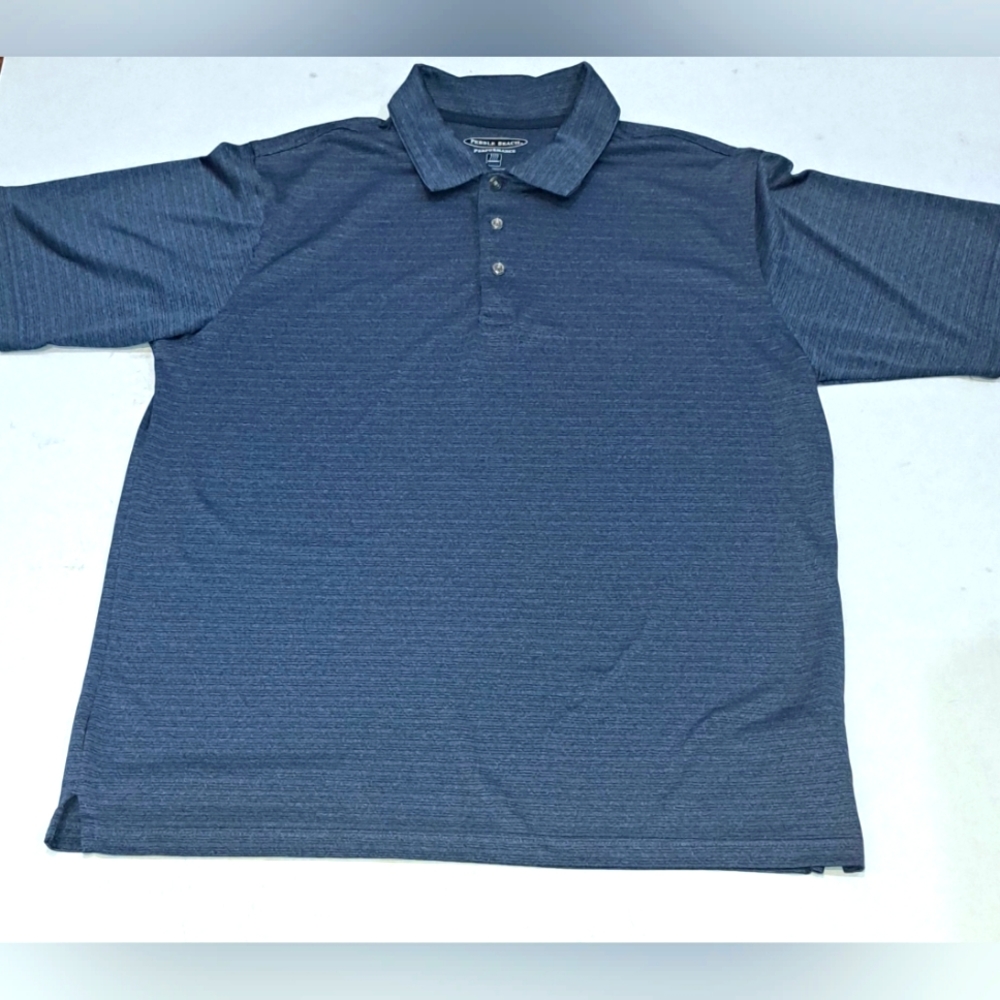 Pebble Beach Performance Golf Polo Shirt Men's, Size L